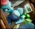 Size: 2000x1667 | Tagged: suggestive, artist:velvetcharm, cup cake, anthro, fallout equestria, 3d, breasts, cleavage, female, food, image, jpeg