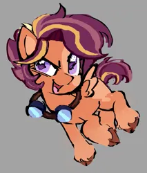 Size: 547x641 | Tagged: safe, artist:krabling, derpibooru import, part of a set, scootaloo, pegasus, pony, alternate design, alternate hairstyle, alternate mane color, alternate tail color, brown hooves, cloven hooves, coat markings, colored hooves, colored pinnae, colored wings, colored wingtips, cute, cutealoo, eyelashes, facial markings, female, filly, foal, g4, goggles, gray background, image, looking up, multicolored mane, multicolored tail, narrowed eyes, open mouth, open smile, orange coat, png, purple eyes, purple mane, purple tail, raised hoof, raised hooves, redesign, shiny eyes, short mane, short tail, simple background, small wings, smiling, socks (coat marking), solo, spread wings, tail, tongue out, two toned wings, unshorn fetlocks, wingding eyes, wings