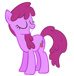 Size: 1600x1651 | Tagged: safe, artist:orschmann, derpibooru import, berry punch, berryshine, earth pony, pony, eyes closed, female, g4, image, mare, png, simple background, smiling, solo, solo female, transparent background, vector