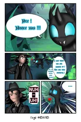 Size: 730x1095 | Tagged: safe, derpibooru import, edit, vector edit, oc, unofficial characters only, changeling, human, equestria girls, blue eyes, changeling hive, chrysalis' throne, clothes, comic, dialogue, disappointed, epitec incognito, evil, excited, excitement, female, female changeling, g4, gloves, green eyes, happy, hat, heart, heartbreak, horn, human male, humanized, image, incognito, male, meme, nuh uh, overcoat, png, roblox, sad, shading, shadow, shadows, sharp teeth, sitting, smug, teeth, throne, vector, vector used, white shirt
