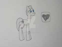 Size: 1032x774 | Tagged: safe, artist:violetrose13-art, derpibooru import, oc, oc:cloud nine, unofficial characters only, earth pony, pony, elderly, g4, image, jpeg, long legs, male, solo, stallion, traditional art