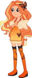 Size: 3464x8439 | Tagged: safe, artist:shootingstarsentry, derpibooru import, oc, oc:allegro marigold, unofficial characters only, equestria girls, absurd resolution, clothes, female, g4, image, magical lesbian spawn, offspring, parent:adagio dazzle, parent:gloriosa daisy, png, simple background, solo, transparent background