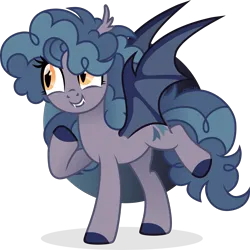 Size: 4145x4146 | Tagged: safe, artist:cirillaq, derpibooru import, oc, oc:stormy night, unofficial characters only, bat pony, pony, female, image, mare, png, simple background, solo, transparent background