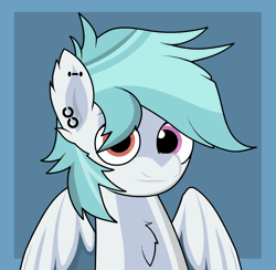 Size: 855x835 | Tagged: safe, artist:vilord, derpibooru import, oc, oc:nimbus, unofficial characters only, pegasus, pony, animated, cute, gif, heart, image, loop, one eye closed, simple background, solo, tongue out, wink
