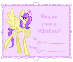 Size: 1280x1088 | Tagged: safe, artist:princessfaeron, derpibooru import, oc, oc:sweet heart, pegasus, pony, female, image, mare, png, solo, valentine's day card