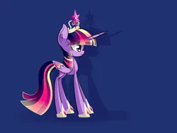 Size: 1280x960 | Tagged: safe, artist:princessfaeron, derpibooru import, twilight sparkle, twilight sparkle (alicorn), alicorn, pony, big crown thingy, element of magic, image, jewelry, png, rainbow power, regalia, solo