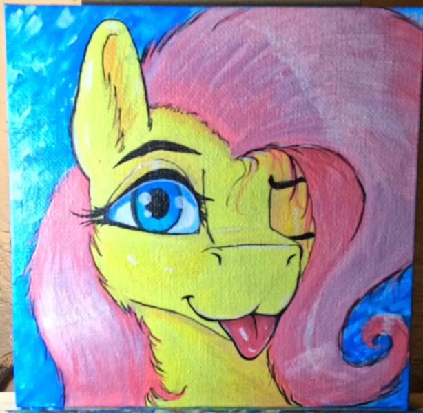 Size: 4246x4146 | Tagged: safe, artist:br333, derpibooru import, fluttershy, face, image, jpeg, painting