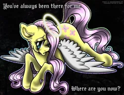 Size: 1544x1177 | Tagged: safe, artist:expectationemesis, derpibooru import, fluttershy, pegasus, pony, angel, crying, female, halo, hoof heart, image, mare, png, signature