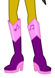 Size: 494x697 | Tagged: safe, derpibooru import, octavia melody, equestria girls, boots, boots shot, clothes, crystal guardian, g4, high heel boots, image, jpeg, legs, pictures of legs, shoes, solo