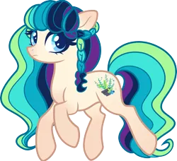 Size: 3676x3349 | Tagged: safe, artist:kojibiose, derpibooru import, oc, oc:blueberry charm, earth pony, pony, concave belly, female, image, mare, png, simple background, solo, transparent background