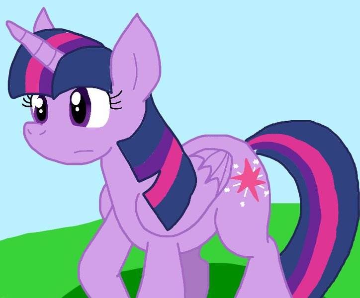 Size: 877x727 | Tagged: safe, artist:cmara, derpibooru import, twilight sparkle, twilight sparkle (alicorn), alicorn, 1000 hours in ms paint, female, g4, image, png