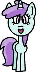 Size: 331x663 | Tagged: safe, artist:kookycookiemonster66, ponerpics import, ponybooru import, liza doolots, petunia, tootsie flute, pony, unicorn, background pony, cute, female, filly, foal, happy, image, open mouth, open smile, png, simple background, smiling, solo, tootsie cute, transparent background