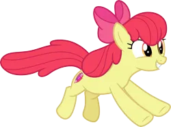 Size: 4033x3000 | Tagged: safe, artist:cloudy glow, derpibooru import, apple bloom, earth pony, .ai available, apple bloom's bow, bow, female, g4, hair bow, image, older, older apple bloom, png, running, simple background, transparent background, vector