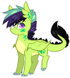 Size: 720x800 | Tagged: safe, artist:kraytt-05, derpibooru import, oc, oc:fervent flame, unofficial characters only, dracony, hybrid, chibi, eyebrows, eyebrows visible through hair, image, interspecies offspring, looking at you, male, offspring, parent:rarity, parent:spike, parents:sparity, png, simple background, solo, transparent background