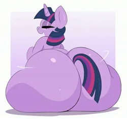 Size: 3000x2810 | Tagged: suggestive, artist:arizonathevixen, derpibooru import, twilight sparkle, pony, unicorn, bedroom eyes, butt, female, horn, huge butt, image, jpeg, large butt, looking at you, looking back, looking back at you, open mouth, open smile, plot, sitting, smiling, smiling at you, solo, solo female, twibutt