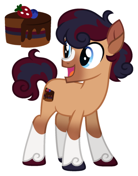 Size: 1157x1474 | Tagged: safe, artist:strawberry-spritz, derpibooru import, oc, unofficial characters only, earth pony, pony, image, male, offspring, parent:bon bon, parent:doctor whooves, png, simple background, solo, teenager, transparent background