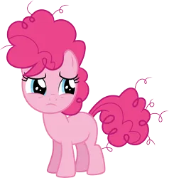 Size: 3000x3151 | Tagged: safe, artist:cloudy glow, derpibooru import, pinkie pie, pony, cute, female, filly, filly pinkie pie, foal, g4, image, png, sad, sadorable, simple background, solo, transparent background, vector, younger