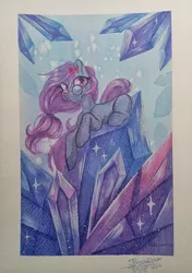 Size: 2798x3975 | Tagged: safe, artist:jsunlight, derpibooru import, oc, earth pony, pony, image, png, solo, traditional art, watercolor painting