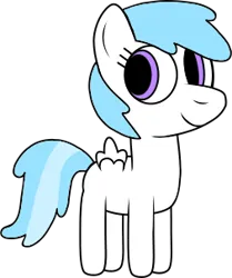 Size: 253x302 | Tagged: safe, artist:hannah1986, ponerpics import, ponybooru import, cotton cloudy, pegasus, pony, .svg available, castle creator, closed mouth, cottonbetes, cute, female, filly, foal, image, png, simple background, smiling, solo, transparent background, vector