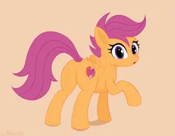 Size: 5347x4145 | Tagged: safe, artist:adastra, derpibooru import, scootaloo, pegasus, pony, butt, female, filly, foal, g4, image, looking at you, looking back, looking back at you, plot, png, scootabutt, solo
