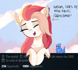 Size: 738x663 | Tagged: safe, artist:aureai, derpibooru import, oc, oc:aureai, unofficial characters only, bird, pegasus, pony, chest fluff, dialogue, ear fluff, female, image, jpeg, mare, solo