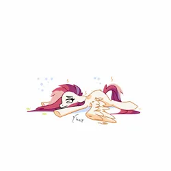 Size: 1500x1500 | Tagged: safe, artist:aureai, derpibooru import, oc, oc:aureai, pegasus, pony, dialogue, female, image, jpeg, lying down, mare, prone, simple background, solo, speech bubble, spread wings, warm, white background, wings