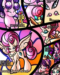 Size: 2400x3000 | Tagged: safe, artist:keytee-chan, derpibooru import, cookie crumbles, pear butter, posey shy, princess cadance, spoiled rich, twilight velvet, oc, oc:lovely sweet scent, oc:sugary love lemon cookie, alicorn, pegasus, pony, unicorn, comic:great big fusion 4: mother of all, :p, ^^, bread, comic, eyes closed, female, food, fusion, fusion:cookie crumbles, fusion:pear butter, fusion:posey shy, fusion:princess cadance, fusion:twilight velvet, giggling, glasses, groceries, horn, image, implied cutie mark crusaders, implied mane six, implied windy whistles, lidded eyes, lipstick, mare, png, shopping, smiling, spread wings, tongue out, wings