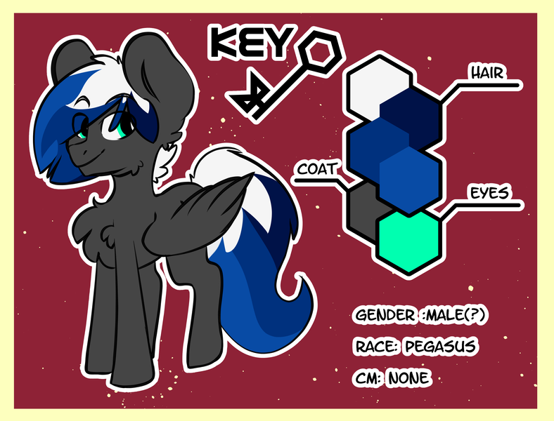 Size: 4200x3200 | Tagged: safe, artist:key, derpibooru import, oc, oc:key, pegasus, image, png, reference sheet