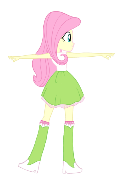 Size: 1155x1713 | Tagged: safe, artist:qbert2kcat, derpibooru import, fluttershy, human, equestria girls, boots, clothes, female, g4, high heel boots, image, png, shoes, simple background, transparent background