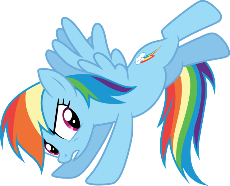 Size: 3702x3000 | Tagged: safe, alternate version, artist:cloudy glow, derpibooru import, rainbow dash, pegasus, .ai available, female, g4, image, kicking, png, simple background, transparent background, vector