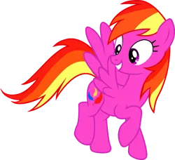 Size: 2719x2481 | Tagged: safe, artist:lizzmcclin, derpibooru import, feathermay, pegasus, pony, female, g4, image, not rainbow dash, png, simple background, smiling, solo, transparent background, vector