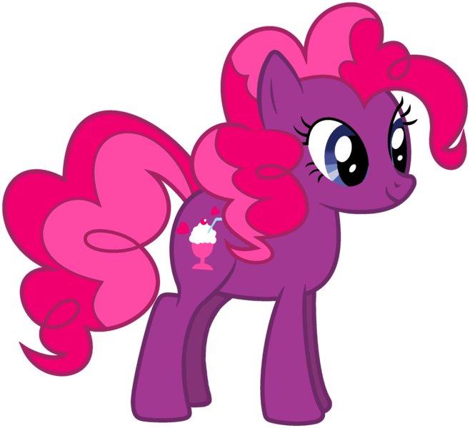 Size: 2720x2480 | Tagged: safe, artist:lizzmcclin, derpibooru import, fizzypop, earth pony, pony, female, g4, image, mare, not pinkie pie, not tempest shadow, png, recolor, simple background, solo, transparent background