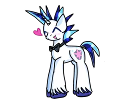 Size: 2860x2359 | Tagged: safe, artist:milochanz!, derpibooru import, vinyl scratch, pony, unicorn, blushing, bow, heart, horn, image, male, meme, messy mane, messy tail, png, simple background, stallion, tail, the bride and the ugly ass groom, transparent background, unshorn fetlocks