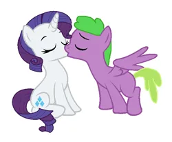 Size: 700x576 | Tagged: safe, artist:firepony-bases, artist:themexicanpunisher, derpibooru import, rarity, spike, ponified, pegasus, pony, unicorn, base used, cute, daaaaaaaaaaaw, duo, eyes closed, female, horn, image, male, mare, png, ponified spike, shipping, sparity, species swap, stallion, straight, sweet dreams fuel, wholesome