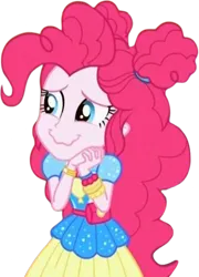 Size: 1812x2520 | Tagged: safe, artist:mrtoonlover83, derpibooru import, edit, edited screencap, screencap, pinkie pie, human, equestria girls, adorable face, background removed, cute, equestria girls specials, female, g4, gold, hair bun, image, my little pony equestria girls: sunset's backstage pass, not a vector, png, simple background, solo, transparent background, wrist cuffs
