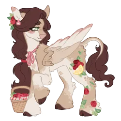 Size: 1000x1000 | Tagged: safe, artist:kazmuun, derpibooru import, oc, cow, cow pony, pegasus, concave belly, countershading, female, image, png, simple background, solo, transparent background