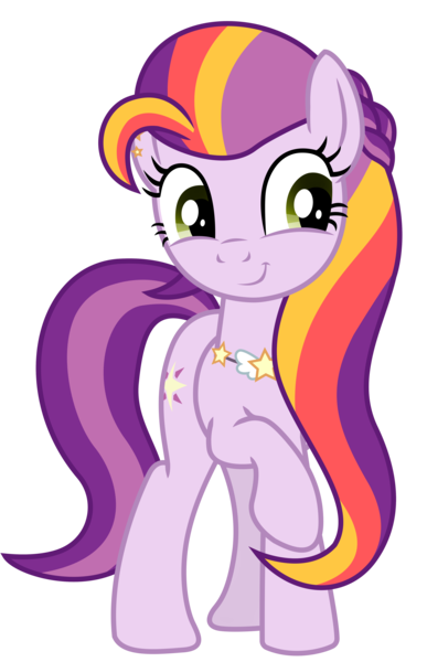 Size: 3557x5517 | Tagged: safe, artist:ejlightning007arts, derpibooru import, earth pony, pony, g5, my little pony: tell your tale, spoiler:g5, spoiler:my little pony: tell your tale, beautiful, ear piercing, earring, female, g4, g5 to g4, generation leap, image, jewelry, mare, mother, multicolored hair, necklace, piercing, png, simple background, smiling, solo, sunny starscout's mother, transparent background, vector, written in the starscouts