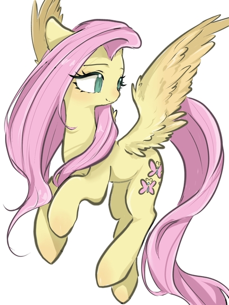 Size: 1080x1440 | Tagged: safe, artist:haooxiangpichinini, derpibooru import, fluttershy, image, jpeg, simple background, white background