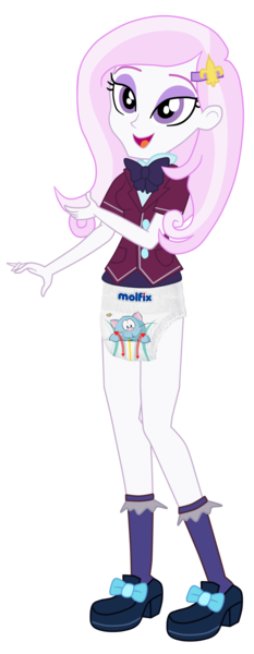 Size: 1495x3845 | Tagged: suggestive, alternate version, artist:gmaplay, artist:humberto2003, derpibooru import, edit, fleur-de-lis, human, equestria girls, background human, bowtie, clothes, crystal prep academy uniform, diaper, diaper edit, diaper fetish, diaper pants, female, fetish, g4, image, jacket, molfix, molfix (diaper), my little pony equestria girls: friendship games, non-baby in diaper, png, pullup (diaper), school uniform, shoes, simple background, socks, solo, transparent background, wetness indicator