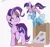 Size: 3200x3000 | Tagged: safe, artist:skitsniga, derpibooru import, starlight glimmer, trixie, twilight sparkle, twilight sparkle (alicorn), alicorn, pony, unicorn, book, box, g4, horn, image, levitation, magic, plushie, png, smiling, solo, telekinesis, voodoo, voodoo doll