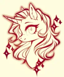 Size: 894x1080 | Tagged: safe, artist:sparkling_light, derpibooru import, oc, oc:sparkling light, unofficial characters only, alicorn, pony, bust, female, horn, image, jpeg, solo