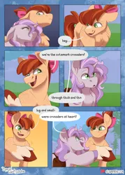 Size: 1800x2520 | Tagged: safe, artist:parrpitched, derpibooru import, apple bloom, scootaloo, sweetie belle, earth pony, pegasus, pony, unicorn, comic:the special talent initiative, comic, cutie mark crusaders, horn, image, png, shading