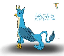 Size: 3200x2800 | Tagged: safe, artist:horsesplease, gallus, hitch trailblazer, unown, g5, aseel chicken, doodle, gallus the rooster, image, insanity, long neck, png, pokémon, sad hitch, wing ears, wings