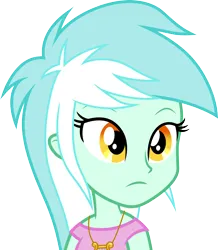 Size: 3000x3438 | Tagged: safe, artist:cloudy glow, derpibooru import, lyra heartstrings, human, equestria girls, .ai available, all's fair in love & friendship games, bust, g4, high res, image, png, portrait, simple background, solo, transparent background, vector