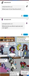 Size: 1184x3112 | Tagged: safe, artist:ask-luciavampire, derpibooru import, oc, earth pony, pegasus, pony, undead, unicorn, vampire, vampony, anime, ask, horn, image, manga, png, tumblr