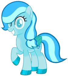 Size: 638x712 | Tagged: safe, artist:ncolque, derpibooru import, oc, oc:ice crystal, pegasus, pony, image, meme, png, shiny hooves, simple background, smiling, special eyes, transparent background, vector