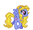 Size: 110x100 | Tagged: safe, artist:botchan-mlp, derpibooru import, lily blossom, pegasus, pony, animated, desktop ponies, digital art, female, flapping, gif, image, mare, pixel art, spread wings, sprite, trotting, wings
