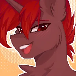 Size: 1000x1000 | Tagged: safe, artist:anku, derpibooru import, oc, oc:hardy, alicorn, pony, bust, digital art, image, looking at you, open mouth, pixel art, png, portrait, solo