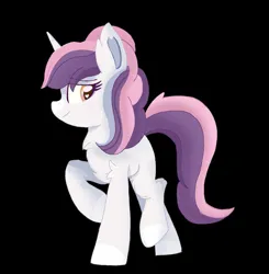 Size: 1253x1280 | Tagged: safe, derpibooru import, oc, oc:sweetieck dreams, unofficial characters only, pony, unicorn, black background, cute, female, filly, foal, g4, horn, image, jpeg, simple background, solo, unicorn horn, unicorn oc