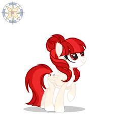 Size: 2000x2000 | Tagged: safe, artist:r4hucksake, derpibooru import, oc, oc:rose sundae, pegasus, pony, female, image, mare, png, simple background, solo, transparent background